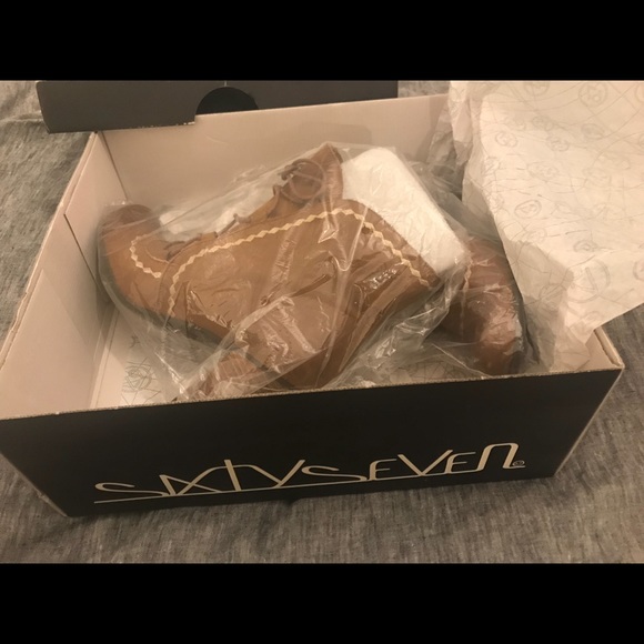 Sixty Seven lace up leather booties size 38 - Picture 3 of 8